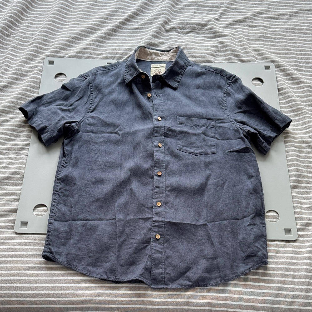 NWOT Panama Jack Linen Button Down Shirt